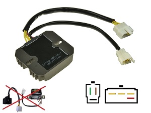 CARR771 Suzuki GT MOSFET Voltage regulator rectifier