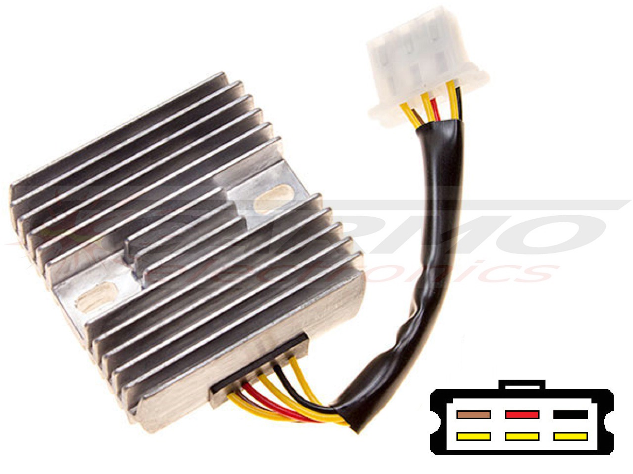 CARR141 Kawasaki MOSFET Voltage regulator rectifier (SH530-12, SH532-12, Shindengen) - Click Image to Close