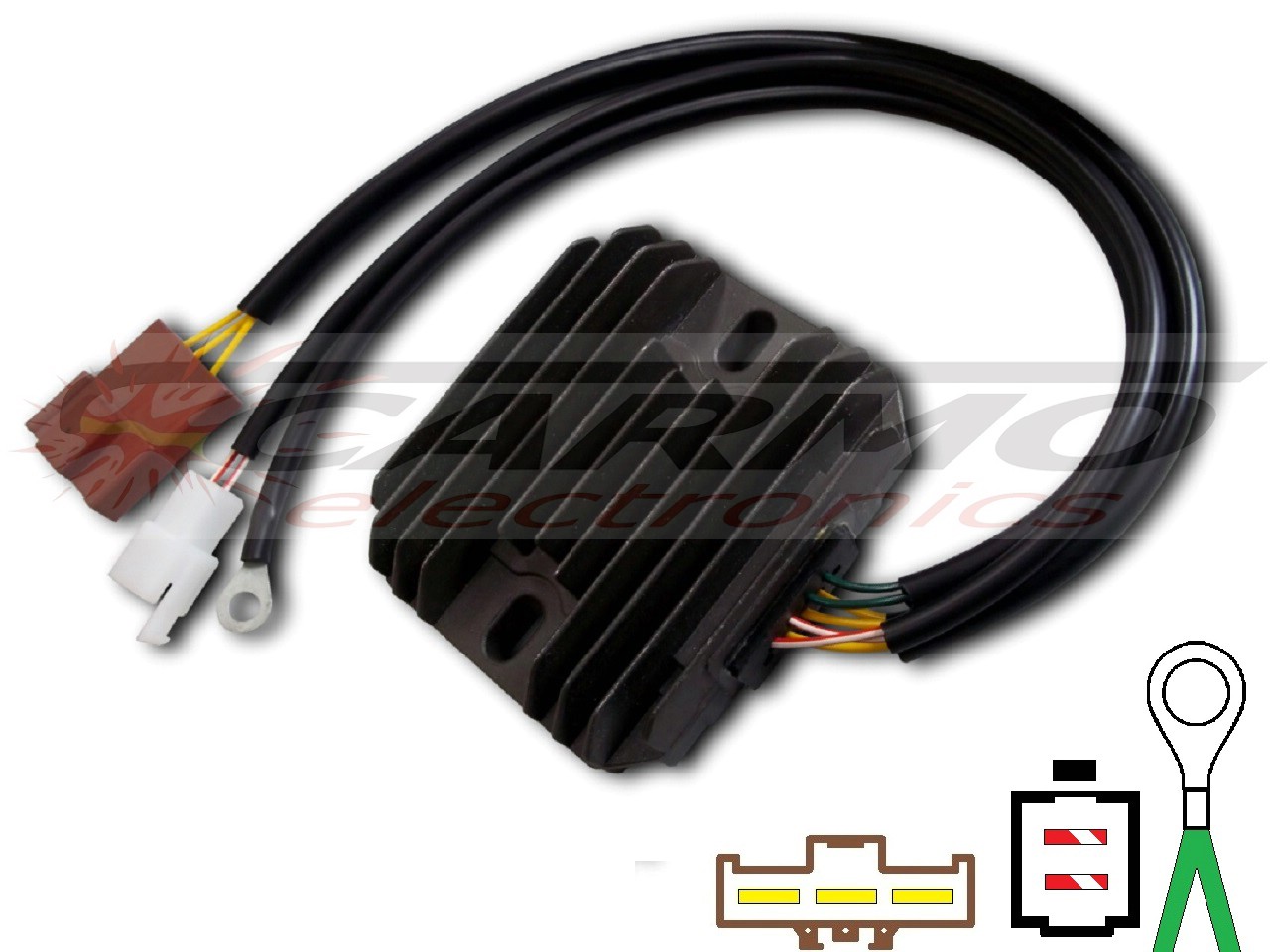 CARR694-KTM-LC 690 950 990 1190 MOSFET Voltage regulator rectifier - Click Image to Close