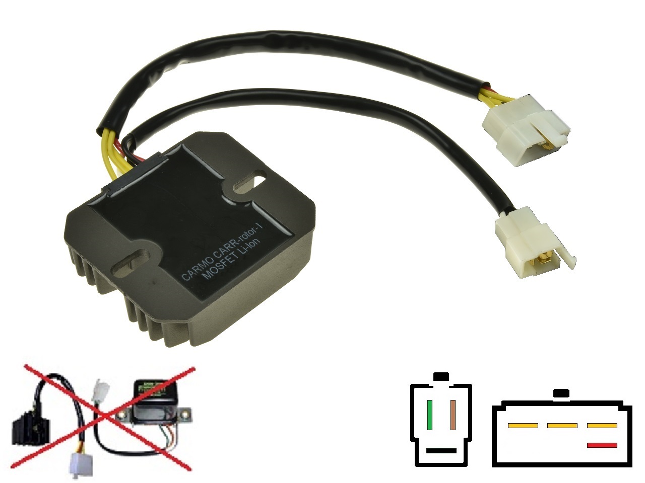 CARR771 Suzuki GT MOSFET Voltage regulator rectifier - Click Image to Close