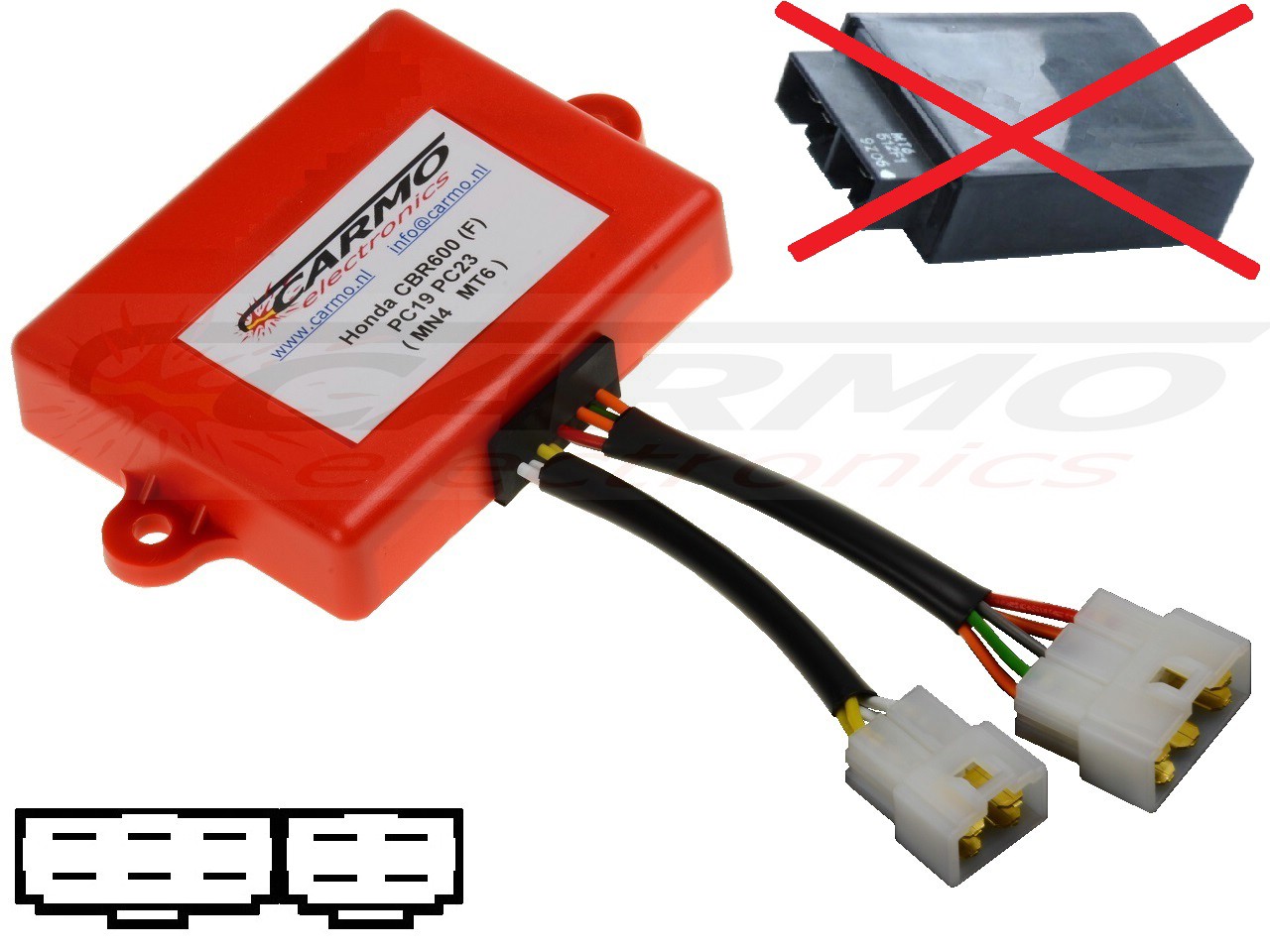 Honda CBR600 igniter ignition module CDI TCI Box (MN4, MT6) - Click Image to Close