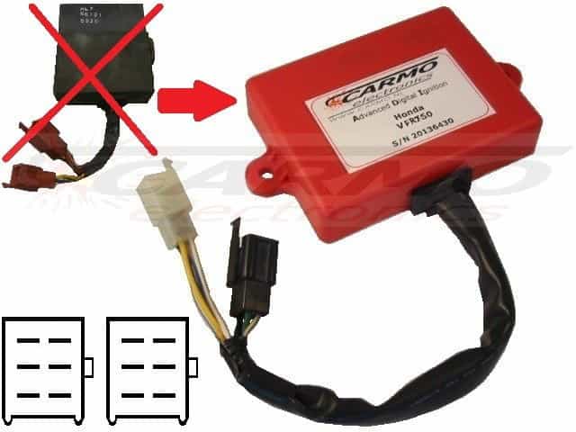 Honda VFR700 Interceptor igniter ignition module CDI TCI Box ML7 561B1 30410-ML7-661 - Click Image to Close