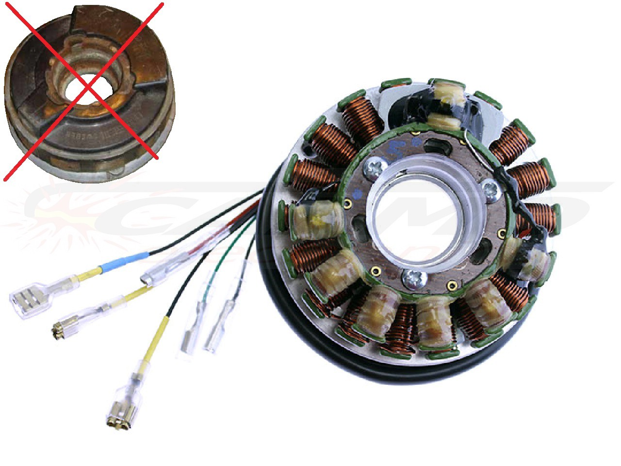 ST5051L - Lighting & Ignition Stator - Click Image to Close