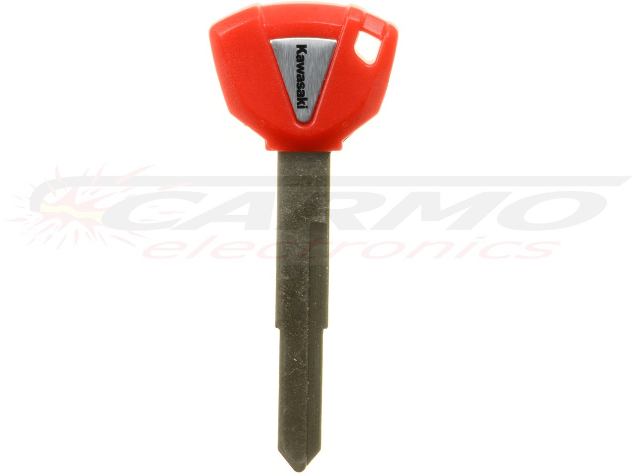 Kawasaki long blanco chip key (red) - Click Image to Close