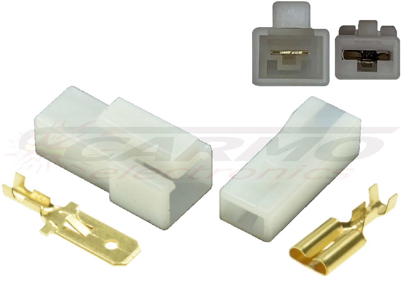 Battery voltage regulator connector set - Click Image to Close