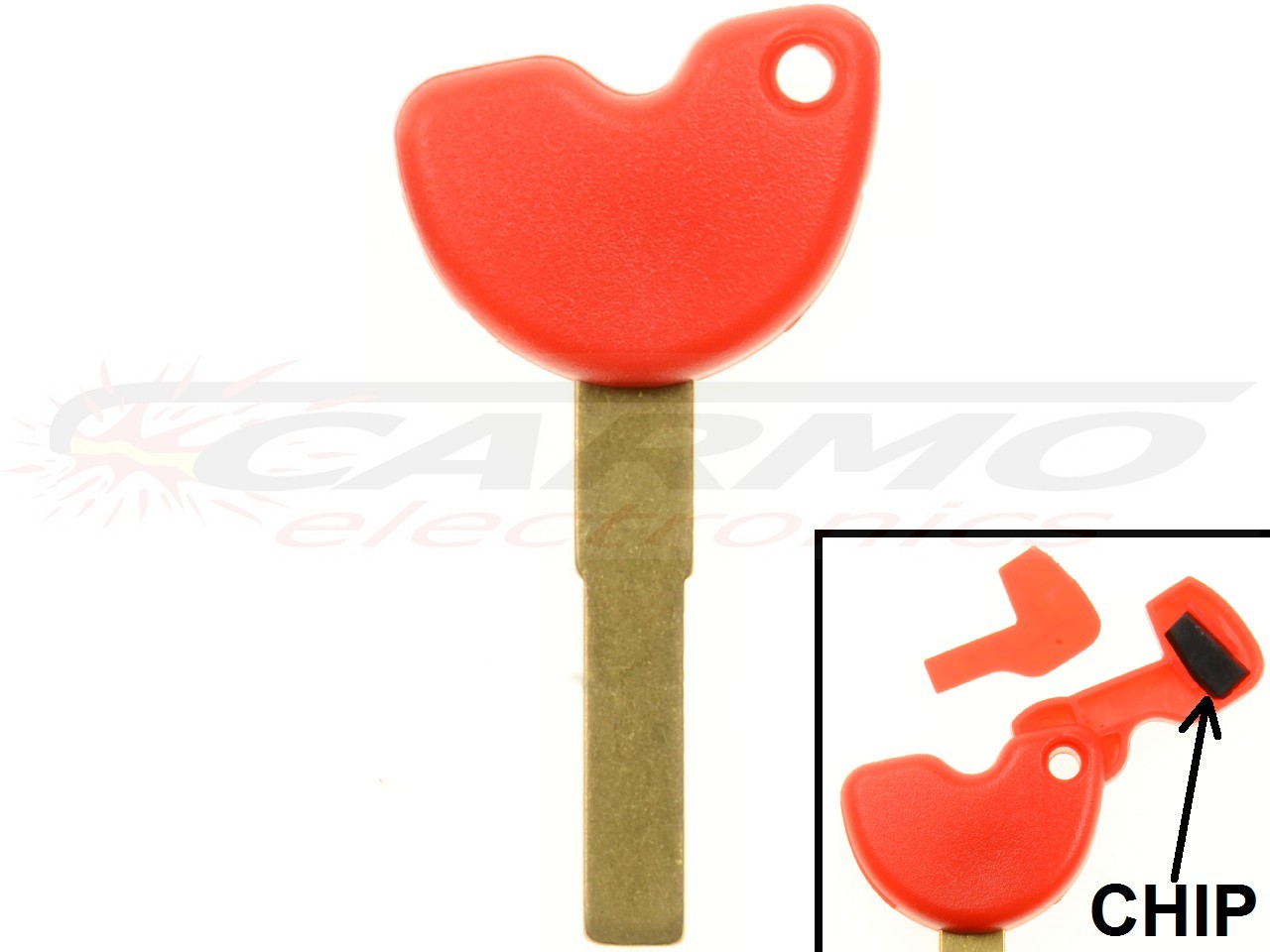 Piaggio MP3 chip key + Chip (656264, 624440, 621306) - Click Image to Close