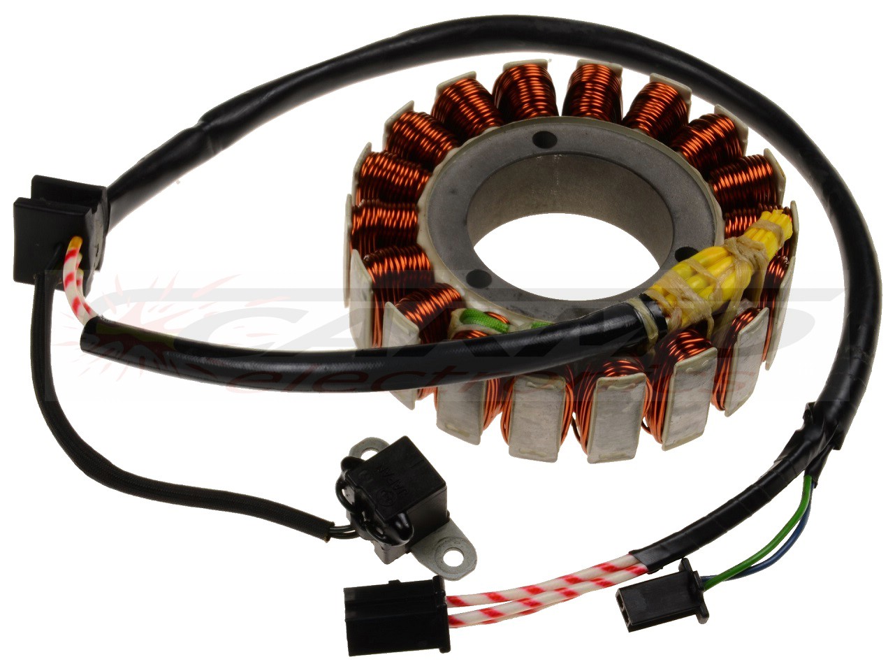 Suzuki DL1000 V-strom stator alternator rewinding - Click Image to Close