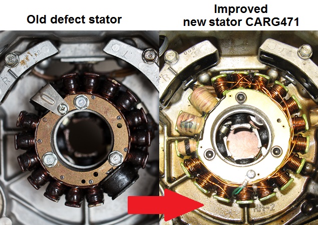 Honda CX500 stator alternator lichtmaschine CDI